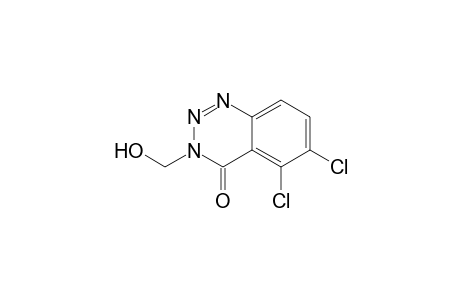 5,6-Dichloro-3-(hydroxymethyl)-1,2,3-benzotriazin-4(3H)-one