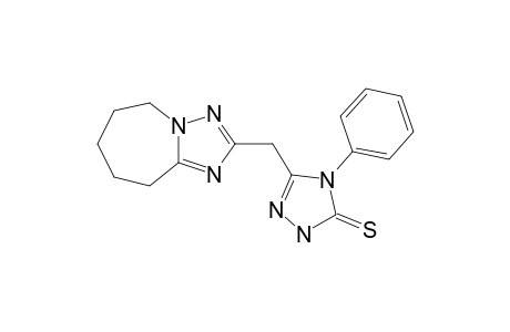 2-[4-PHENYL-1H-1,2,4-TRIAZOLE-5-THIONE-3-YL-(METHYLENE)]-6,7,8,9-TETRAHYDRO-5H-[1,2,4]-TRIAZOLO-[1,5-A]-AZEPINE