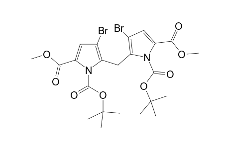 1-O-tert-butyl 2-O-methyl 4-bromo-5-[[3-bromo-5-methoxycarbonyl-1-[(2-methylpropan-2-yl)oxycarbonyl]pyrrol-2-yl]methyl]pyrrole-1,2-dicarboxylate