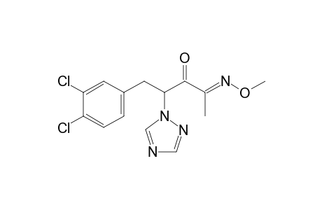 2,3-Pentanedione, 5-(3,4-dichlorophenyl)-4-(1H-1,2,4-triazol-1-yl)-, 2-(O-methyloxime)
