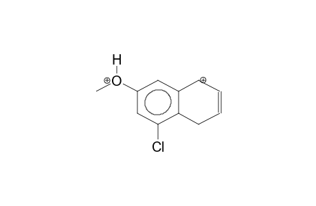 2-METHOXY-4-CHLORONAPHTHALENE, DIPROTONATED