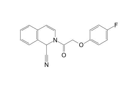 2-[2-(4-fluoranylphenoxy)ethanoyl]-1H-isoquinoline-1-carbonitrile