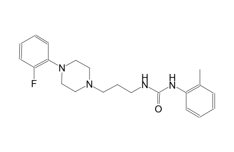 urea, N-[3-[4-(2-fluorophenyl)-1-piperazinyl]propyl]-N'-(2-methylphenyl)-