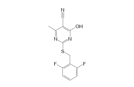 2-(2,6-Difluoro-benzylsulfanyl)-4-hydroxy-6-methyl-pyrimidine-5-carbonitrile