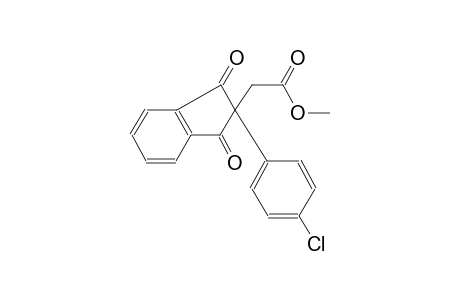 methyl [2-(4-chlorophenyl)-1,3-dioxo-2,3-dihydro-1H-inden-2-yl]acetate