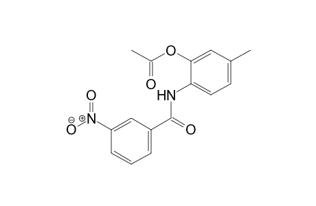 Benzamide, N-[2-(acetyloxy)-4-methylphenyl]-3-nitro-