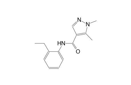 N-(2-ethylphenyl)-1,5-dimethyl-1H-pyrazole-4-carboxamide