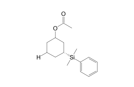 (1S,3S)-3-[dimethyl(phenyl)silyl]cyclohexyl acetate