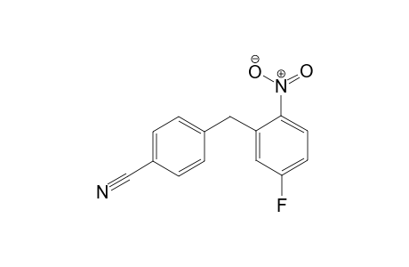 2-(4'-Cyanobenzyl)-4-fluoronitrobenzene