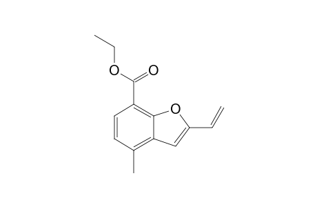 2-Ethenyl-4-methyl-7-benzofurancarboxylic acid ethyl ester