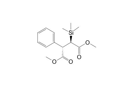 (erythro)-Dimethyl 2-(trimethylsilyl)-3-phenylsuccinate