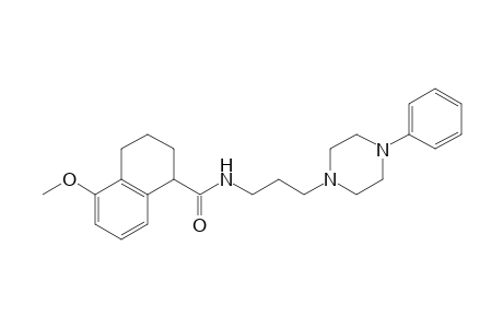 5-Methoxy-N-[3-(4-phenyl-1-piperazinyl)propyl]-1,2,3,4-tetrahydronaphthalene-1-carboxamide