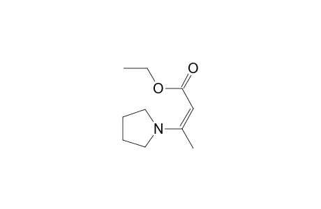 (Z)-3-(1-pyrrolidinyl)-2-butenoic acid ethyl ester