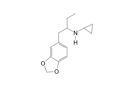 N-Cyclopropyl-1-(3,4-methylenedioxyphenyl)butan-2-amine