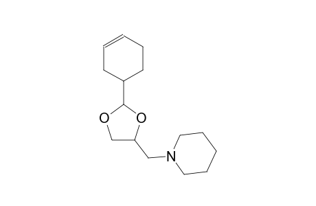 piperidine, 1-[[2-(3-cyclohexen-1-yl)-1,3-dioxolan-4-yl]methyl]-
