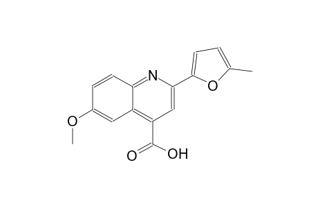 6-methoxy-2-(5-methyl-2-furyl)-4-quinolinecarboxylic acid