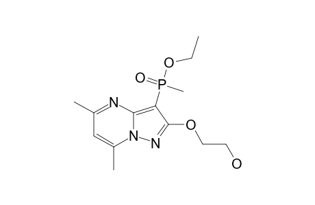 [2-(2-HYDROXYETHOXY)-5,7-DIMETHYLPYRAZOLO-[1,5-A]-PYRIMIDIN-3-YL]-(METHYL)-PHOSPHINIC-ACID-ETHYLESTER