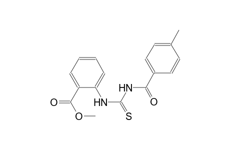methyl 2-({[(4-methylbenzoyl)amino]carbothioyl}amino)benzoate