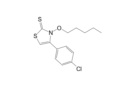 N-(1'-Pentyloxy)-4-(p-chlorophenyl)thiazole-2(3H)-thione