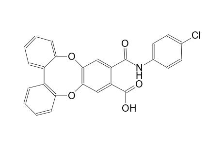 8-[(4-chloroanilino)carbonyl]tribenzo[b,e,g][1,4]dioxocin-7-carboxylic acid