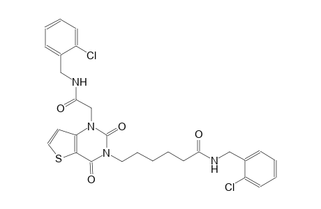 N-(2-chlorobenzyl)-6-(1-{2-[(2-chlorobenzyl)amino]-2-oxoethyl}-2,4-dioxo-1,4-dihydrothieno[3,2-d]pyrimidin-3(2H)-yl)hexanamide