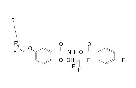 N-[2,5-BIS(2,2,2-TRIFLUOROETHOXY)BENZOYL]-O-(p-FLUOROBENZOYL)HYDROXYLAMINE