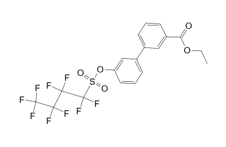 3-[3-(1,1,2,2,3,3,4,4,4-nonafluorobutylsulfonyloxy)phenyl]benzoic acid ethyl ester