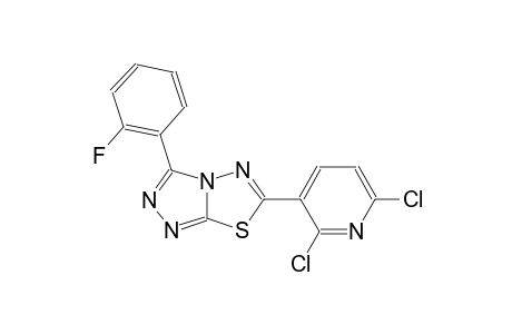 [1,2,4]triazolo[3,4-b][1,3,4]thiadiazole, 6-(2,6-dichloro-3-pyridinyl)-3-(2-fluorophenyl)-
