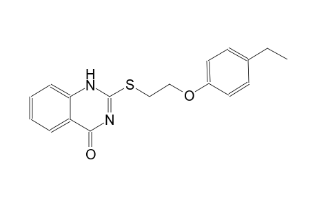 4(1H)-quinazolinone, 2-[[2-(4-ethylphenoxy)ethyl]thio]-