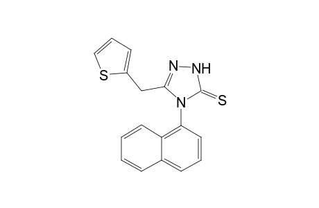 4-(1-naphthalenyl)-3-(thiophen-2-ylmethyl)-1H-1,2,4-triazole-5-thione