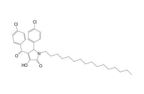 4-(4-chlorobenzoyl)-5-(4-chlorophenyl)-1-hexadecyl-3-hydroxy-1,5-dihydro-2H-pyrrol-2-one