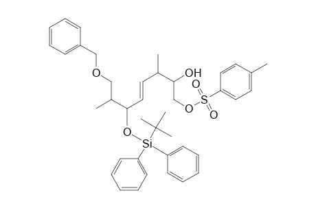 4-Octene-1,2-diol,6-(((1,1-dimethylethyl)diphenylsilyl)oxy)-3,7-dimethyl-8-(phenylmethoxy)-,1-(4-methylbenzene sulfonate)