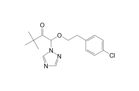 2-Butanone, 1-[2-(4-chlorophenyl)ethoxy]-3,3-dimethyl-1-(1H-1,2,4-triazol-1-yl)-