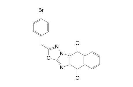 2-(4-Bromo-benzyl)-1-oxa-3,3a,10-triaza-pentaleno[1,2-b]naphthalene-4,9-dione
