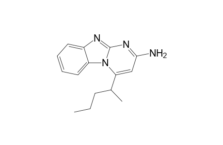 4-(1-Methylbutyl)pyrimido[1,2-a]benzimidazol-2-amine