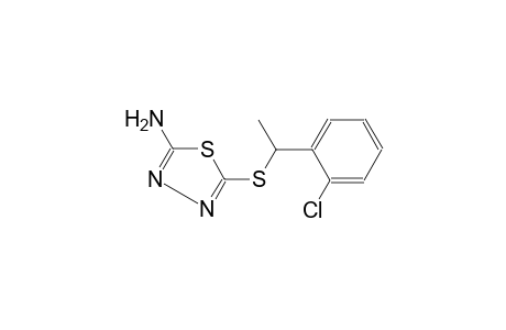 5-[1-(2-Chloro-phenyl)-ethylsulfanyl]-[1,3,4]thiadiazol-2-ylamine