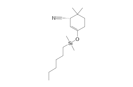 (S)-6,6-Dimethyl-3-[(dimethylhexylsilyl)oxy]-1-methyl-2-cyclohexenecarbonitrile