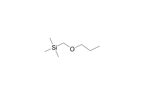 Silane, trimethyl(propoxymethyl)-