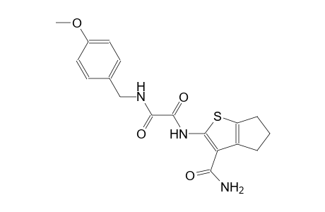 ethanediamide, N~1~-[3-(aminocarbonyl)-5,6-dihydro-4H-cyclopenta[b]thien-2-yl]-N~2~-[(4-methoxyphenyl)methyl]-
