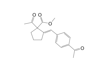 (E)-methyl 1-acetyl-2-(4-acetylbenzylidene)cyclopentanecarboxylate