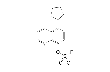 5-cyclopentyl-quinolin-8-yl fluorosulfate
