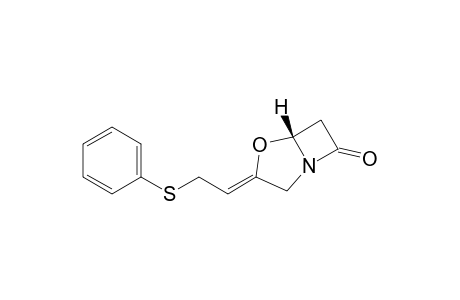 (Z)-(5R)-3-(2-phenylthioethylidene)-4-oxa-1-azabicyclo[3.2.0]heptan-7-one