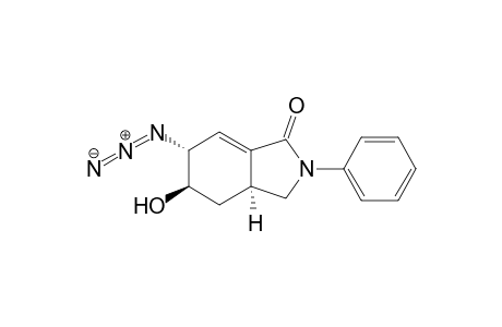 1H-Isoindol-1-one, 6-azido-2,3,3a,4,5,6-hexahydro-5-hydroxy-2-phenyl-, (3a.alpha.,5.beta.,6.alpha.)-
