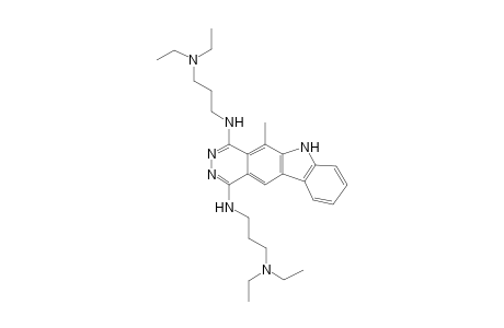 1,4-Bis(3-(diethylamino)propylamino]-5-methyl-6H-pyridazino[4,5-b]carbazole