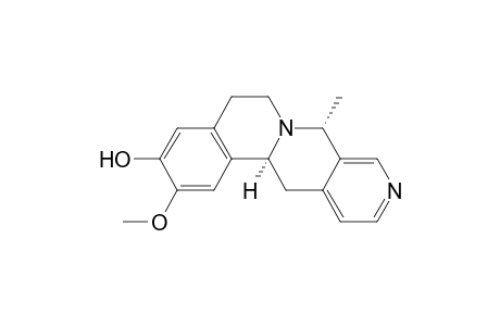 6H-Isoquino[2,1-b][2,7]naphthyridin-3-ol, 5,8,13,13a-tetrahydro-2-methoxy-8-methyl-, cis-(.+-.)-