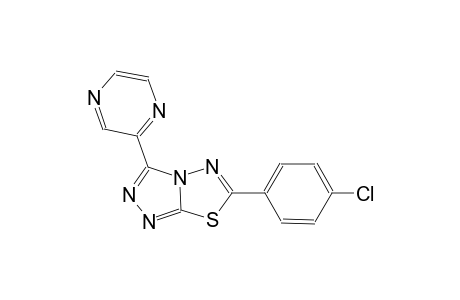 [1,2,4]triazolo[3,4-b][1,3,4]thiadiazole, 6-(4-chlorophenyl)-3-pyrazinyl-