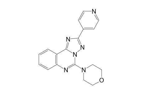 4-(2-pyridin-4-yl-[1,2,4]triazolo[1,5-c]quinazolin-5-yl)morpholine