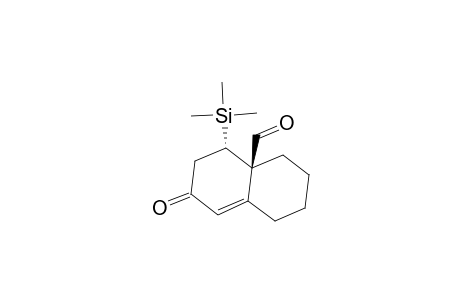 trans-6-(oxomethyl)-5-(trimethylsilyl)bicyclo[4.4.0]dec-1-en-3-one