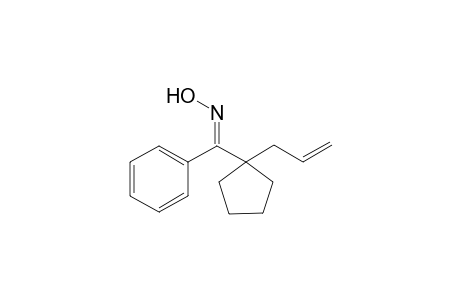 (Z,E)-(1-allylcyclopentyl)(phenyl)methanone oxime
