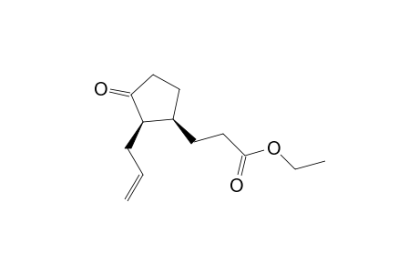 cis-Ethyl 3-[2-Allyl-3-oxocyclopentyl]propanoate
